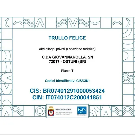 Trullo Felice Winter Ostuni